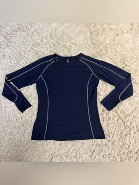 Women’s Medium Navy Noble Long Sleeve Horseback Riding Sunshirt. Good Condition.